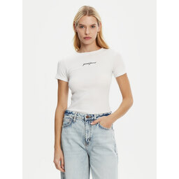Guess Jeans Guess Jeans Camiseta W5RI57 KA0H1 Blanco Slim Fit