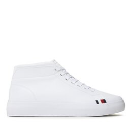 

Снікерcи Tommy Hilfiger Elevated Vulc Leather Mid FM0FM04419 White YBS, Білий