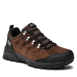 Jack Wolfskin Παπούτσια πεζοπορίας Jack Wolfskin Refugio Texapore Low M 4049851 Brown/Phantom