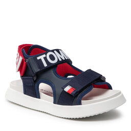 Tommy Hilfiger Sandale Tommy Hilfiger Velcro Sandal T3B2-32257-0208 S Blue 800
