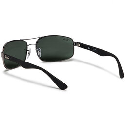 

Сонцезахисні окуляри Ray-Ban RB3445 0RB3445 004 Gunmetal/Dark Green, Чорний