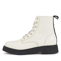 

Ботильйони Tommy Jeans Tjw Lace Up Flat Boot EN0EN02310 Rich Cream YA6, Écru