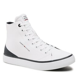 Tommy Hilfiger Sneakers Tommy Hilfiger Th Hi Vulc Core Canvas FM0FM04729 White YBS
