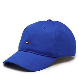 Tommy Hilfiger Καπέλο Jockey Tommy Hilfiger Small Flag Cap AU0AU01528 Ultra Blue C66