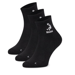 SHAQ Kurze Socken Shaq AS_SHQ_H_001Z_SS25 (3-PACK) Schwarz
