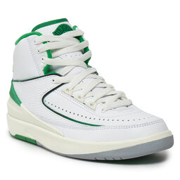 Nike Buty Nike Air Jordan 2 Retro (GS) DQ8562 103 White/Lucky Green/Sail