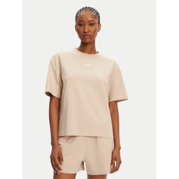 HUGO HUGO Marškinėliai 50490593 Smėlio Relaxed Fit