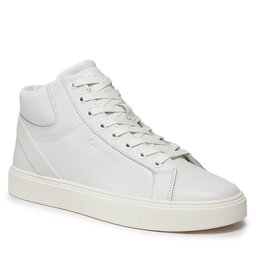 Calvin Klein Zapatillas Calvin Klein High Top Lace Up Archive Stripe HM0HM01291 Triple White 0K4