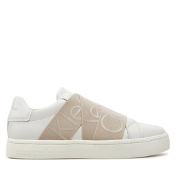 

Снікерcи Calvin Klein Jeans Classic Cupsole Elas Web YW0YW01391 Bright White/Eggshell 02R, Білий