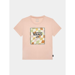 Vans Vans T-Shirt Checker Box Crew VN000795 Rosa Regular Fit