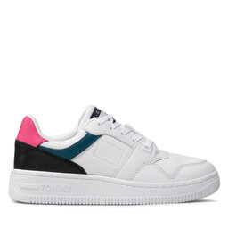 

Снікерcи Tommy Jeans Mix Basket Wmn EN0EN01878 Petrol CWJ, Білий
