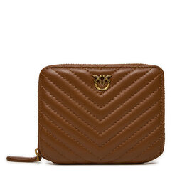 PINKO Didelė Moteriška Piniginė Pinko Taylor Zip Around . AI 24-25 PCPL 100249 A0GK Ruda