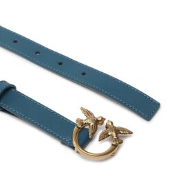 

Жіночий ремінь Pinko Love Berry H2 Belt PE 23 PLT01 100143 A0F1 Petrol Blu G35Q, Голубий