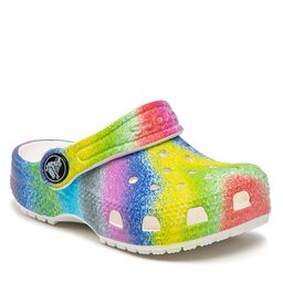 Crocs Чехли Crocs Classic Spray Dye Clog T 208094 White/Multi