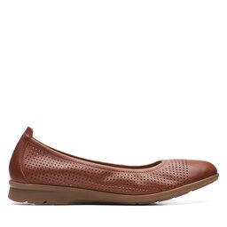 

Туфлі Clarks Jenette Ease 26166483 Tan Leather, Коричневий