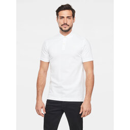 G-Star Raw G-Star Raw Polo marškinėliai Dunda D11595-5864 Balta Regular Fit