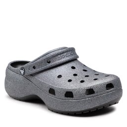 Crocs Mules / sandales de bain Crocs Classic Platform Glitterclog W 207770 Black