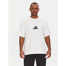adidas adidas Camiseta Z.N.E. JC5482 Blanco Loose Fit