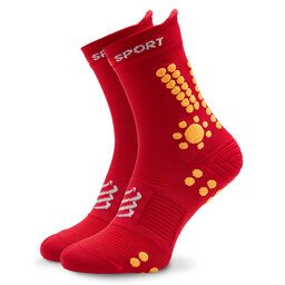 Compressport Chaussettes hautes unisex Compressport Pro Racing Socks v4.0 Trail XU00048B Persian Red/Blazing Orange 313