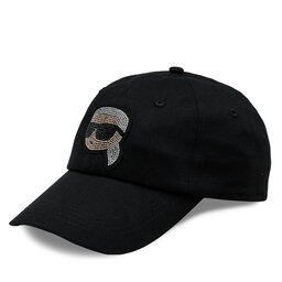 KARL LAGERFELD Шапка с козирка KARL LAGERFELD 236W3402 Black A999
