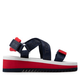 

Босоніжки Tommy Jeans Flatform Eva Sandal EN0EN01839 Rwb 0GY, Cиній