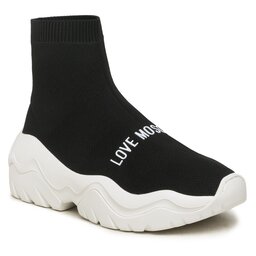 LOVE MOSCHINO Сникърси LOVE MOSCHINO JA15644G1HIZT00B Nero/Bianco