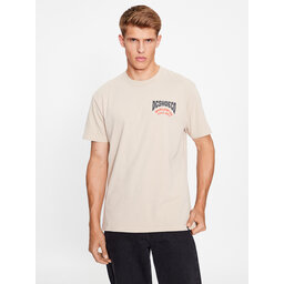 DC DC Marškinėliai Defiant Tees ADYZT05309 Smėlio Regular Fit