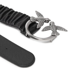 

Жіночий ремінь Pinko Love Ruffle 1 H4 Belt . 20222 PLT01 1H212R Y87E Black Z99O, Чорний