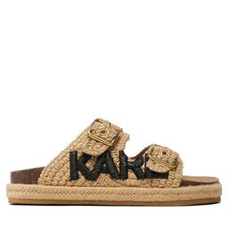 

Еспадрильї KARL LAGERFELD KL80205 Natural Raffia, Коричневий