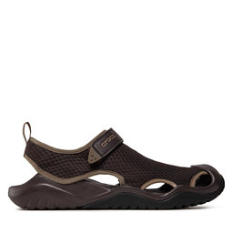

Босоніжки Crocs Swiftwater Mesh Deck Sandal M 205289 Espresso, Коричневий