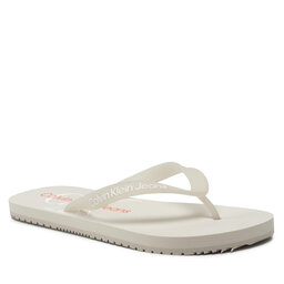 Calvin Klein Jeans Tåsandaler Calvin Klein Jeans Beach Sandal Monogram Tpu YM0YM00055 Eggshell ACF