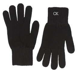 Calvin Klein Dámské rukavice Calvin Klein Re-Lock Knit Gloves K60K611164 Ck Black BAX