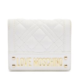 LOVE MOSCHINO Malá dámská peněženka LOVE MOSCHINO JC5601PP0HLA0120 Offwhite