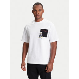 KARL LAGERFELD KARL LAGERFELD Póló 755097 553270 Fehér Regular Fit