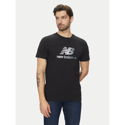 New Balance New Balance Marškinėliai Essentials MT51503 Juoda Regular Fit