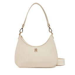 Tommy Hilfiger Borsetta Tommy Hilfiger Th Logotape Shoulder Bag AW0AW17226 Beige