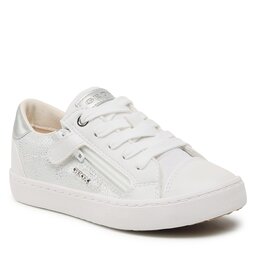 Geox Snīkeri Geox Jr Kilwi Girl J02D5B007BCC1002 S Off White