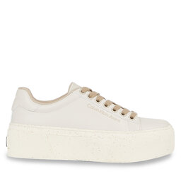 

Снікерcи Calvin Klein Jeans Bold Vulc Flatf Low Laceup Wn YW0YW01229 Eggshell/Travertine 0F7, Бежевий