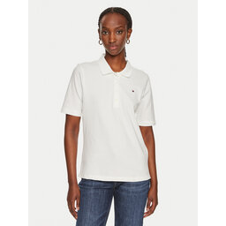 Tommy Hilfiger Tommy Hilfiger Polo 1985 WW0WW43224 Εκρού Regular Fit