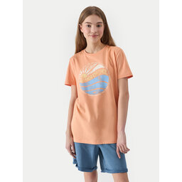 4F 4F Футболка 4FJWSS24TTSHM1135 Оранжевий Regular Fit