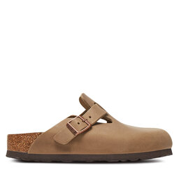 Birkenstock Pantoletten Birkenstock Boston zamsz 1019484 Braun
