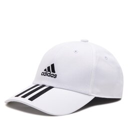 adidas Kšiltovka adidas Baseball 3-Stripes Twill Cap FQ5411 White/Black/Black