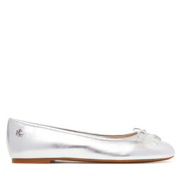 LAUREN RALPH LAUREN Baleriny LAUREN RALPH LAUREN Jayna 802978836001 Srebrny