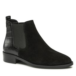 Tamaris Ghete Jodhpur Tamaris 1-25376-41 Blk Sued./Str. 017