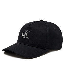 Calvin Klein Czapka z daszkiem Calvin Klein Minimal Monogram K60K611541 Black BEH