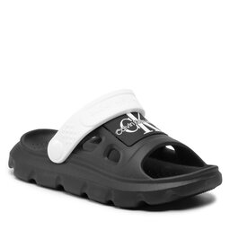 Calvin Klein Jeans Natikači Calvin Klein Jeans Comfy Sandal V1B2-80154-0083X S Black/White 001