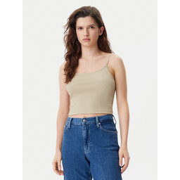 Calvin Klein Jeans Calvin Klein Jeans Τοπ Logo J20J225312 Μπεζ Slim Fit