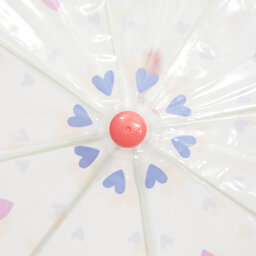 

Парасоля Esprit Long Domeshape Kids 58210 Transparent Candy Hearts, Прозорий
