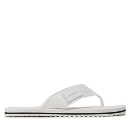 

В'єтнамки Calvin Klein Jeans Beach Sndal Woven Patch YM0YM00657 White YBR, Білий