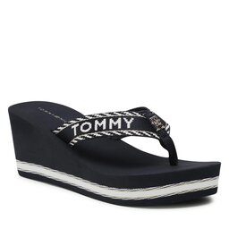 Tommy Hilfiger Flip-flops Tommy Hilfiger Webbing H Wedge Sandal FW0FW07149 Space Blue 0GY